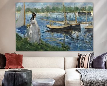 Berges de la Seine à Argenteuil, Édouard Manet | Art Heroes